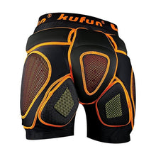 Load image into Gallery viewer, KUFUN D3O knee protector paded hip pad for ski snowboard skateboard inline skate motorcycle kids adults children protective gear
